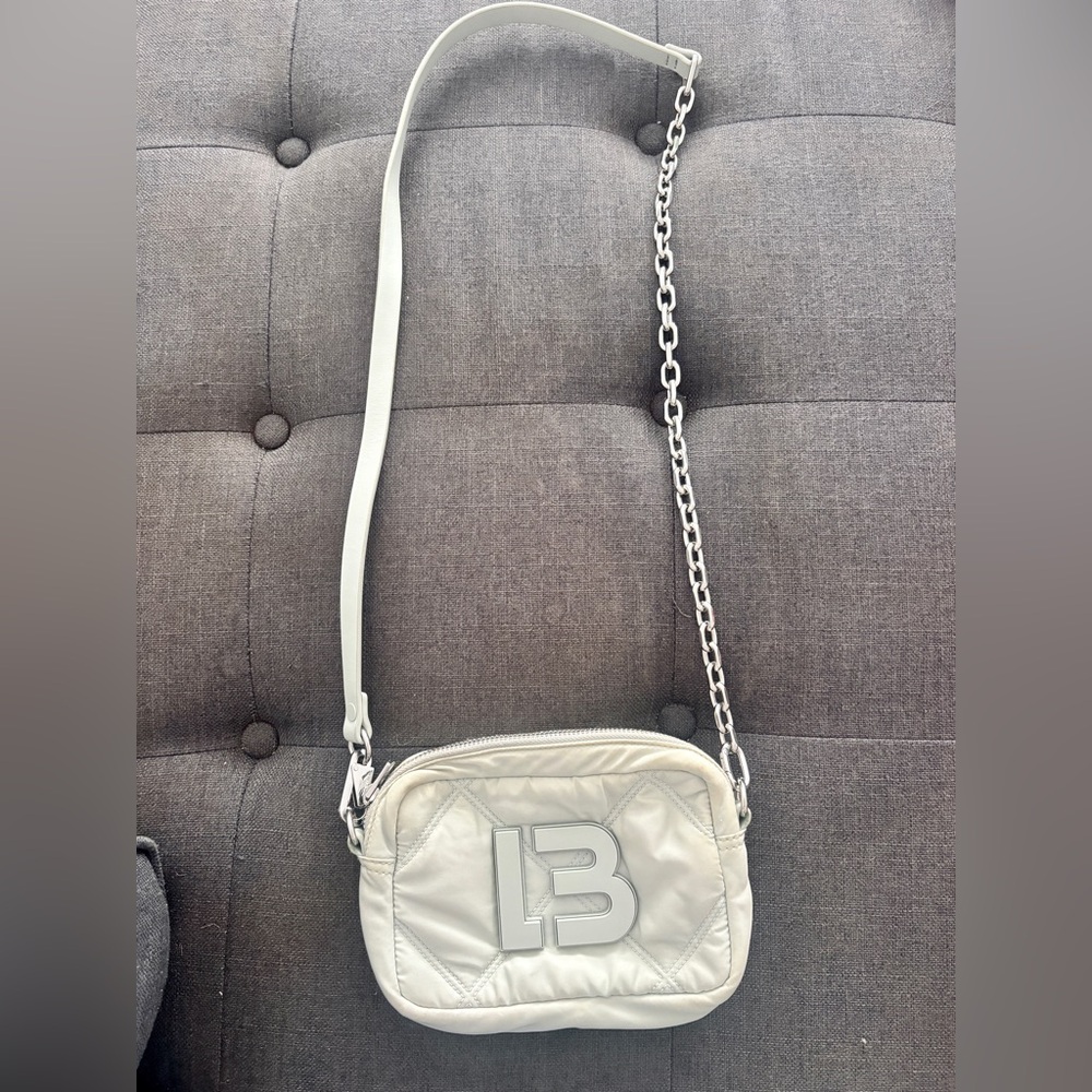 Bimba y Lola  Silver Crossbody Bag with Chain